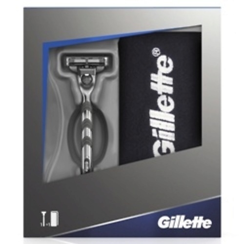 GILLETTE Набор для бритья Mach3 gillette набор gillette fusion proshield