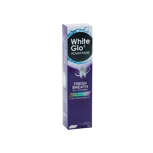 WHITE GLO Зубная паста отбеливающая Свежее дыхание grass зубная паста crispi отбеливающая 250 0