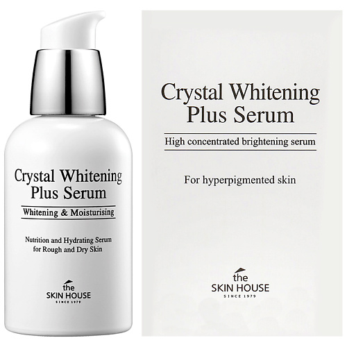 THE SKIN HOUSE Сыворотка для лица для выравнивания тона Crystal Whitening global white отбеливающий гель карандаш для зубов whitening on the go