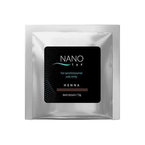 NANO TAP Хна для бровей в саше nano tap краска для бровей в саше коричневый nanotap brown 1 1 30 гр