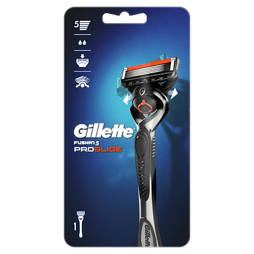 

GILLETTE Мужская Бритва с 1 сменной кассетой, с 5 лезвиями с углеродным покрытием, с триммером и технологией FlexBall Fusion5 ProGlide, Мужская Бритва с 1 сменной кассетой, с 5 лезвиями с углеродным покрытием, с триммером и технологией FlexBall Fusion5 Pr