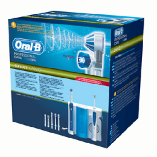 ORAL-B Зубной центр (ирригатор+электрическая зубная щетка) Professional Care OC20 (тип 3724) oral b электрическая зубная щетка vitality d12 513 3d white тип 3709