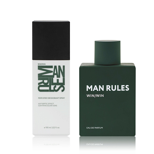 Набор парфюмерии MAN RULES Набор Win/Win для мужчин мужская парфюмерия adidas подарочный набор ice dive man