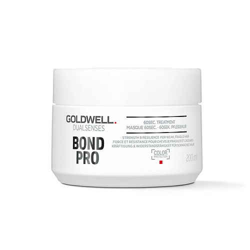 GOLDWELL Маска для волос укрепляющая Dualsenses Bond Pro 60 Sec Treatment маска по уходу за прямыми волосами proscenia treatment m 980 мл