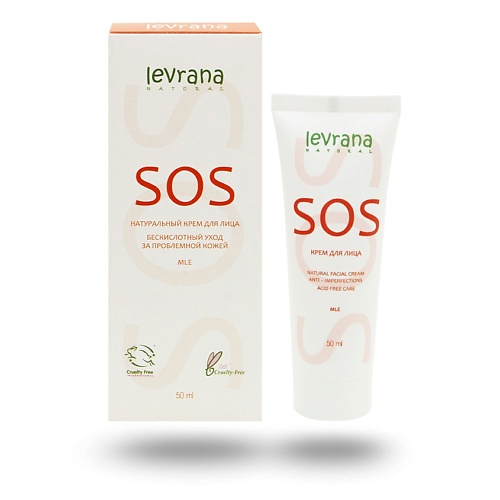 Крем для лица LEVRANA Крем для лица SOS levrana масло кокосовое 150 мл levrana для лица