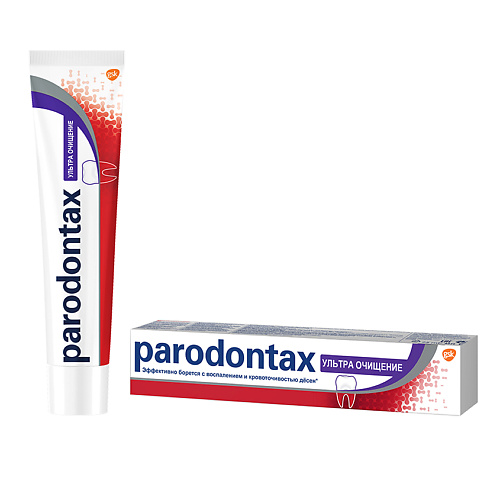 PARODONTAX Зубная паста Ультра Очищение зубная паста parodontax комплексная защита с травами 75 мл