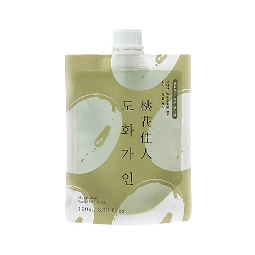 Маска для лица HOUSE OF DOHWA Маска для лица смываемая с бобами мунг Mung Bean Wash Off Mask маска для лица avotte маска для лица смываемая ягодная my beauty hack berry collection smoothie mask