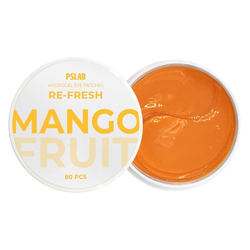 PS.LAB Патчи против следов усталости с экстрактом манго Hydrogel Eye Patches Re-Fresh Mango