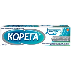 Корега крем д/фиксации зубных протезов фреш освежающий вкус 40г