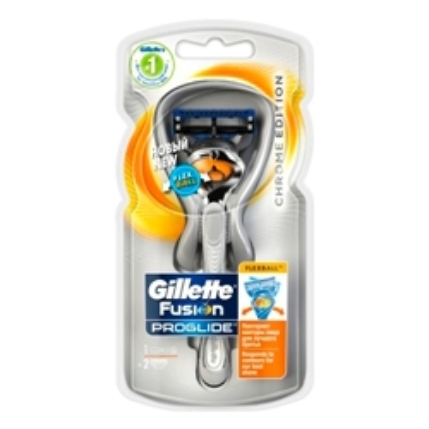 Бритвенные станки GILLETTE Бритва с 2 сменными кассетами Fusion ...