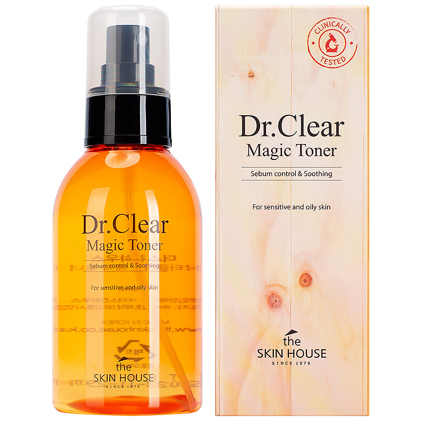 Тонеры для лица THE SKIN HOUSE Тонер для проблемной кожи Dr. Clear ...