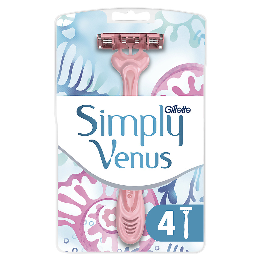 GILLETTE Одноразовая женская бритва с 3 лезвиями Simply Venus купить по ...