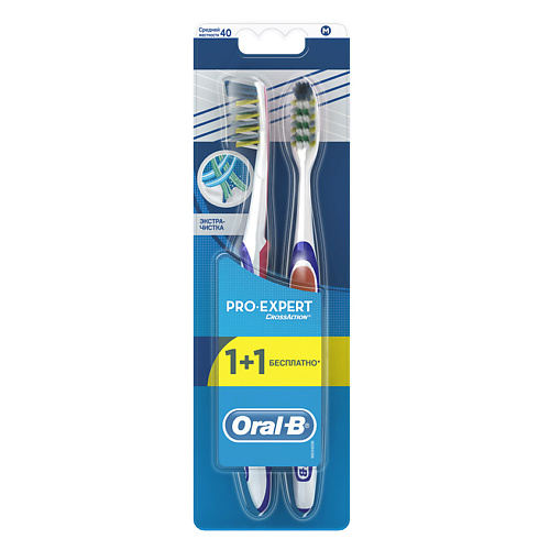 

ORAL-B Зубная щетка ProExpert ЭкстраЧистка 40 средняя, Зубная щетка ProExpert ЭкстраЧистка 40 средняя