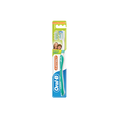 

ORAL-B Зубная щетка 3_EFFECT Натуральная Свежесть 40 средняя, Зубная щетка 3_EFFECT Натуральная Свежесть 40 средняя