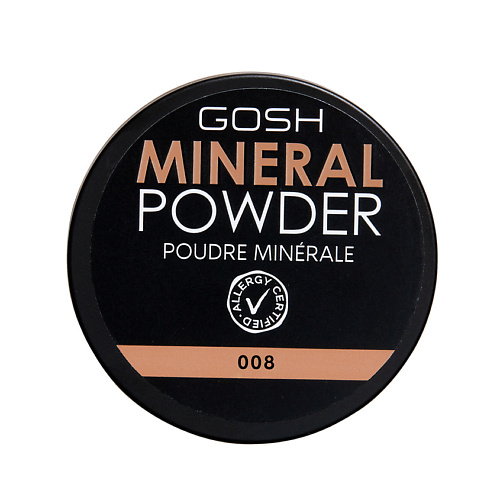 Пудра для лица GOSH Пудра для лица минеральная Mineral Powder минеральная пудра lavera fine loose mineral powder 9 5 гр