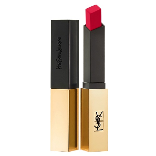 YVES SAINT LAURENT YSL Стойкая матовая помада для губ с насыщенным цветом Rouge Pur Couture The Slim