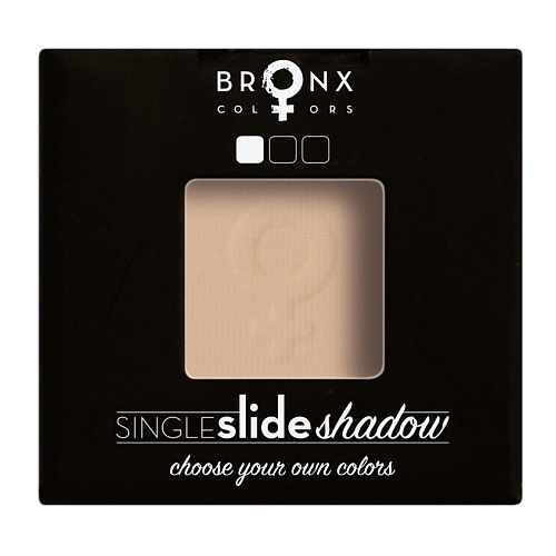 BRONX COLORS Тени для век Single Slide Shadow bronx colors тени для век single slide shadow