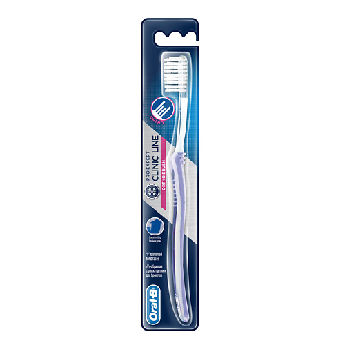 

ORAL-B Зубная щетка Pro-Expert Clinic Line Ortho, Зубная щетка Pro-Expert Clinic Line Ortho