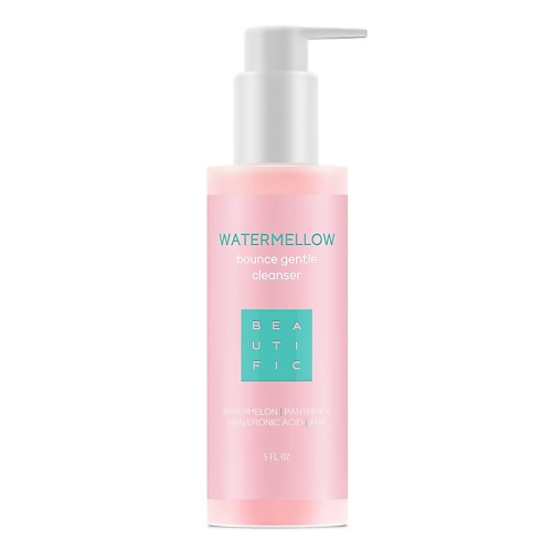 BEAUTIFIC Гель для умывания c экстрактом арбуза Watermelon Bounce Gentle Cleanser mixit крем гель для душа ухаживающий кокос