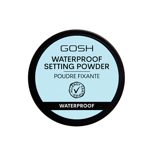 GOSH Пудра для лица рассыпчатая водостойкая прозрачная Waterproof Setting Powder 1996₽