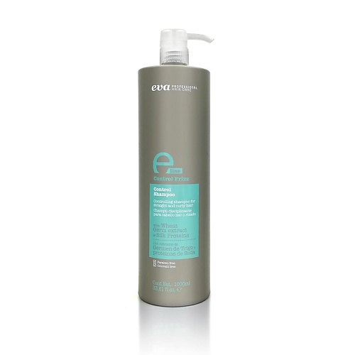 EVA PROFESSIONAL HAIR CARE Шампунь для кудрявых волос разглаживающий E-Line Control Shampoo увлажняющий шампунь воск для кудрявых волос elasti curl pure mild shampoo 334506 200 мл