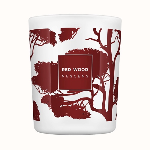 NESCENS Свеча парфюмированная ароматическая Red Wood aladino свеча ароматическая красное дерево 120