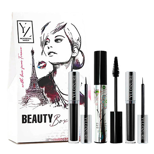 YLLOZURE Набор две подводки для глаз и тушь для ресниц 2127₽