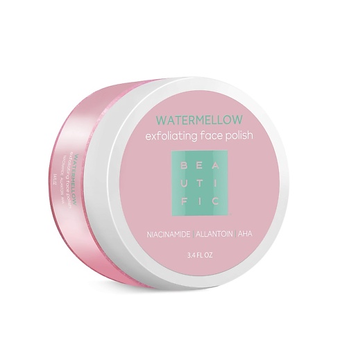 BEAUTIFIC Скраб для лица c экстрактом арбуза Watermelon Exfoliating Face Polish