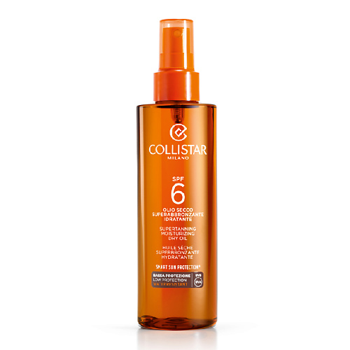 COLLISTAR Интенсивное защитное сухое масло SPF 6 для лица, тела и волос Supertanning Moisturizing Dry Oil