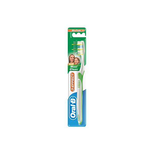 ORAL-B Зубная щетка 3_EFFECT Maxi Clean 40 средняя oral b зубная щетка ultrathin бережная забота о деснах