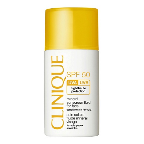 Солнцезащитный флюид для лица CLINIQUE Солнцезащитный минеральный флюид для лица Mineral Sunscreen Fluid For Face SPF 50