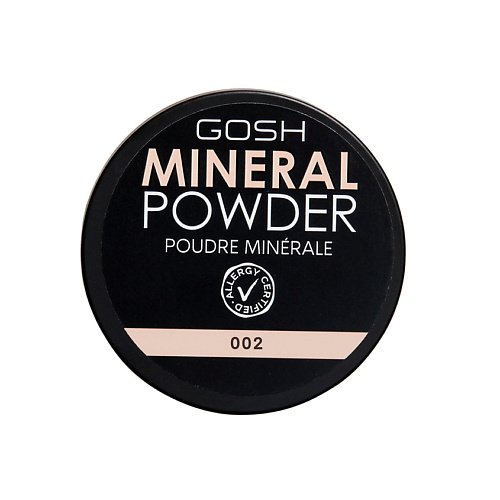 GOSH Пудра для лица минеральная Mineral Powder рассыпчатая минеральная пудра mineral powder foundation 6 455 01 1 светлый 20 г