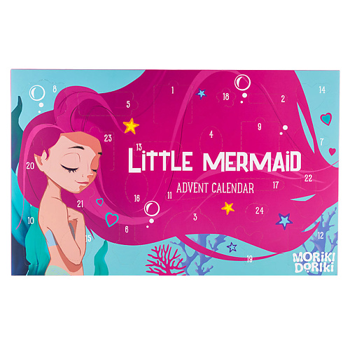 Набор средств для макияжа MORIKI DORIKI Адвент-календарь Little Mermaid little mermaid party decorations mermaid cake decor mermaid party little mermaid birthday party decor under