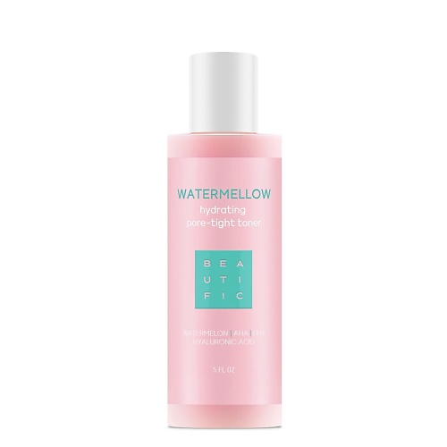 BEAUTIFIC Тонер для лица c экстрактом арбуза Watermelon Hydrating Pore-Tight Toner