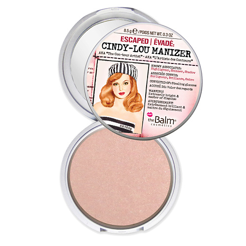 THEBALM Хайлайтер Cindy Lou Manizer thebalm хайлайтер жидкий bonnie dew manizer