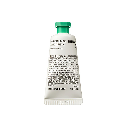 

INNISFREE Парфюмированный крем для рук 02 Fluffy Pink My perfumed, Парфюмированный крем для рук 02 Fluffy Pink My perfumed