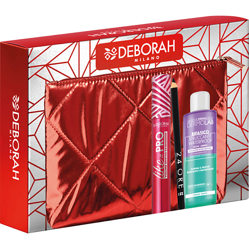 Набор средств для макияжа DEBORAH MILANO Набор в косметичке N.08 подарки для неё clarins набор в косметичке multi active