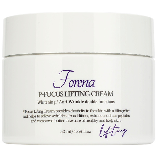 Крем для лица FORENA Крем-лифтинг для лица P-Focus Lifting Cream антивозрастной крем для лица и шеи sublime platinum lifting