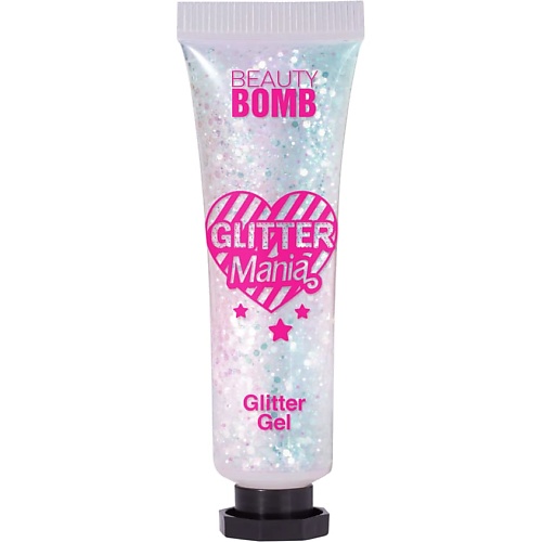 Глиттер BEAUTY BOMB Глиттер гель для лица Glitter gel «Glitter Mania» глиттер гель для лица beauty bomb glitter gel glitter mania 15 мл