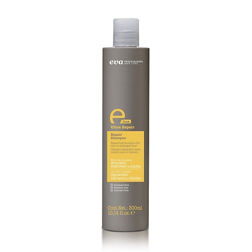 Шампунь для волос EVA PROFESSIONAL HAIR CARE Шампунь для волос восстанавливающий E-Line Repair Shampoo цена и фото