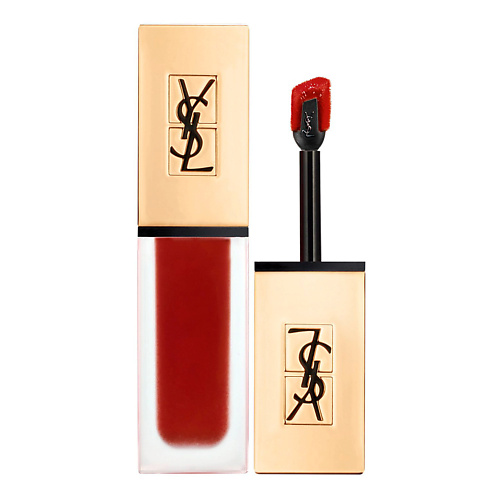 YVES SAINT LAURENT YSL Жидкая матовая помада-татуаж для губ Tatouage Couture помада для губ yves saint laurent tatouage couture velvet cream тон 204 6 мл