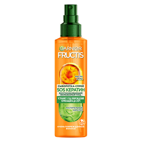 GARNIER Fructis Сыворотка-спрей 10 в 1 SOS кератин спрей для тела garnier