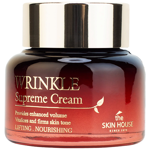 Купить Кремы для лица, THE SKIN HOUSE Крем питательный разглаживающий морщины с женьшенем Wrinkle Supreme Cream