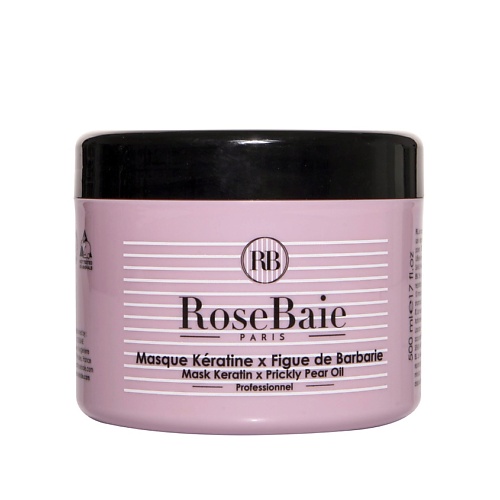 RB ROSEBAIE PARIS Маска для волос кератиновая с экстрактом опунции Masque Keratine X Figue De Barbarie маска для волос cafe mimi кератиновая 220мл