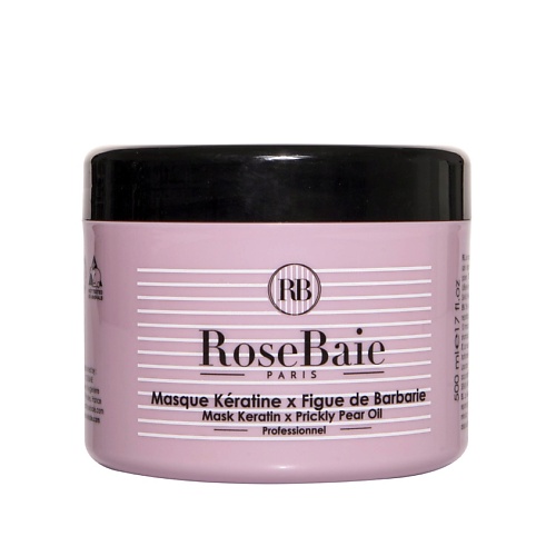 

RB ROSEBAIE PARIS Маска для волос кератиновая с экстрактом опунции Masque Keratine X Figue De Barbarie, Маска для волос кератиновая с экстрактом опунции Masque Keratine X Figue De Barbarie
