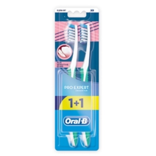 ORAL-B Зубная щетка Pro-Expert Для чувствительных десен 35 экстра мягкая аптека корега крем д фиксации зубных протезов защита десен 40г