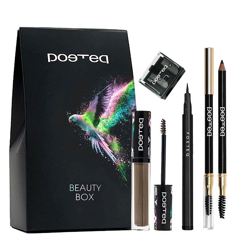 POETEQ Набор подводка для глаз, тушь и карандаш для бровей купить по ...