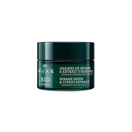 NUXE Маска - детокс для сияния кожи Bio Organic Sesame Seeds & Citrus Extract Radiance Detox Mask