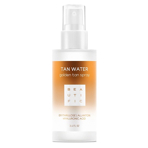 Спрей-автозагар для лица BEAUTIFIC Спрей-автозагар для лица и шеи Tan Water beautific tan drops golden tan booster