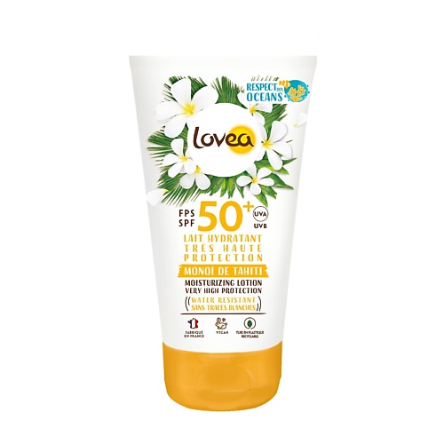 Солнцезащитный лосьон для тела LOVEA Лосьон для тела увлажняющий с SPF 50 Moisturizing Lotion Very High Protection лосьон для тела mettler 1929 увлажняющий лосьон для тела pure moisturizing body lotion